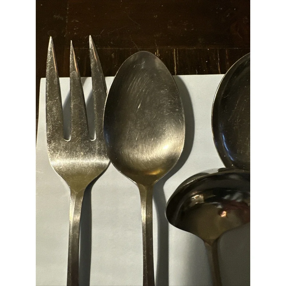 Nasco‎ VASSAR Stainless Steel Flatware Japan 5 Serving Pieces